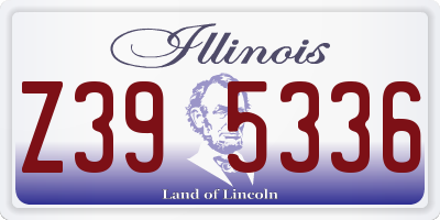 IL license plate Z395336