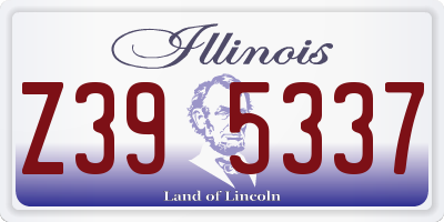 IL license plate Z395337