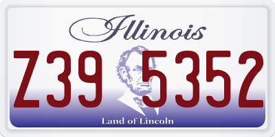 IL license plate Z395352