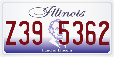 IL license plate Z395362