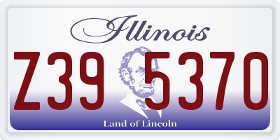 IL license plate Z395370