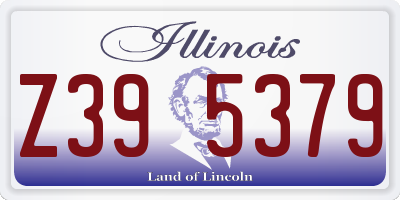 IL license plate Z395379