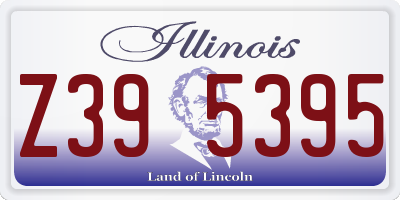 IL license plate Z395395