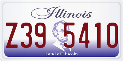 IL license plate Z395410