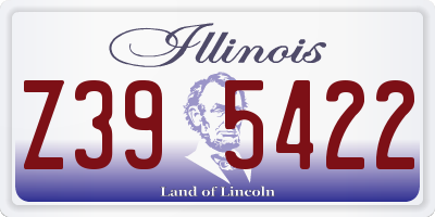 IL license plate Z395422
