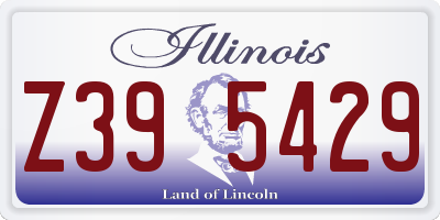 IL license plate Z395429