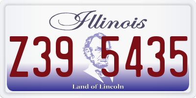IL license plate Z395435