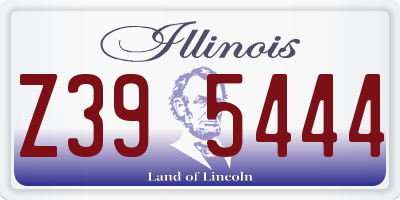 IL license plate Z395444