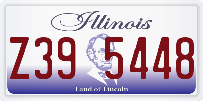 IL license plate Z395448