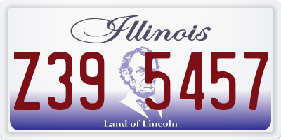 IL license plate Z395457