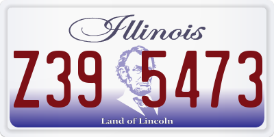 IL license plate Z395473