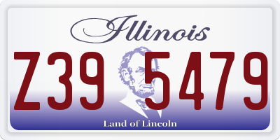 IL license plate Z395479