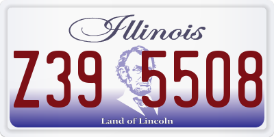 IL license plate Z395508