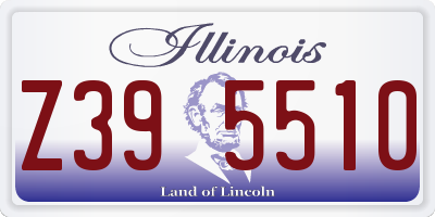 IL license plate Z395510