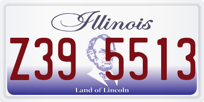 IL license plate Z395513