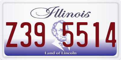IL license plate Z395514