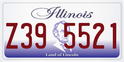 IL license plate Z395521