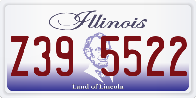 IL license plate Z395522