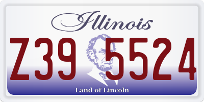 IL license plate Z395524