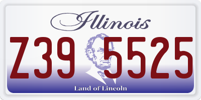 IL license plate Z395525