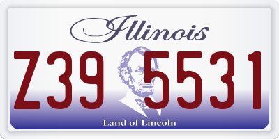 IL license plate Z395531