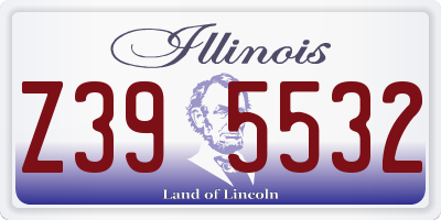 IL license plate Z395532