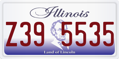 IL license plate Z395535