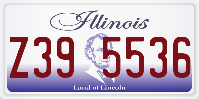 IL license plate Z395536