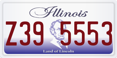 IL license plate Z395553