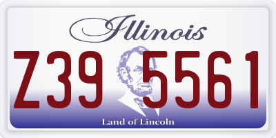 IL license plate Z395561