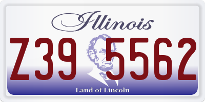 IL license plate Z395562