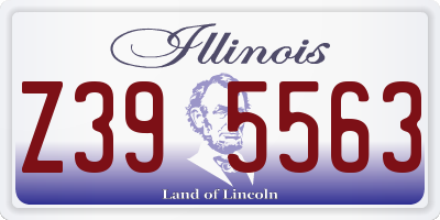 IL license plate Z395563