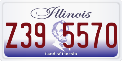 IL license plate Z395570