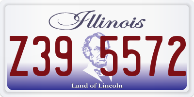 IL license plate Z395572
