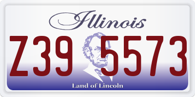 IL license plate Z395573