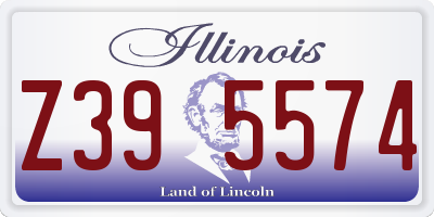IL license plate Z395574