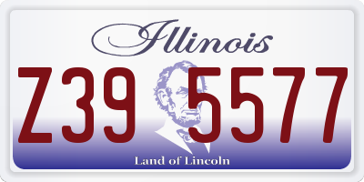 IL license plate Z395577