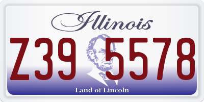 IL license plate Z395578