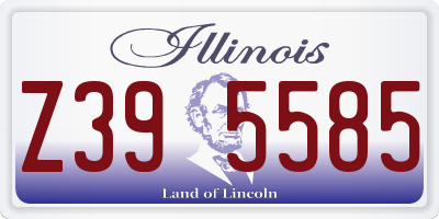 IL license plate Z395585