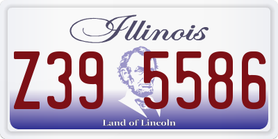 IL license plate Z395586