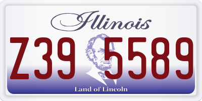 IL license plate Z395589
