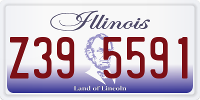 IL license plate Z395591