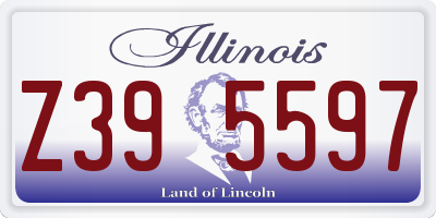 IL license plate Z395597