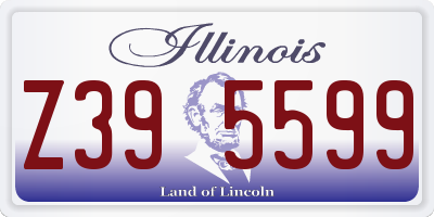 IL license plate Z395599