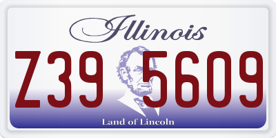 IL license plate Z395609