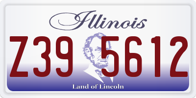 IL license plate Z395612