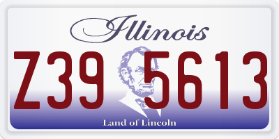 IL license plate Z395613