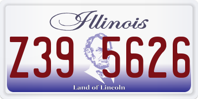 IL license plate Z395626