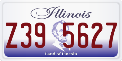 IL license plate Z395627
