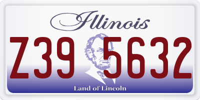 IL license plate Z395632